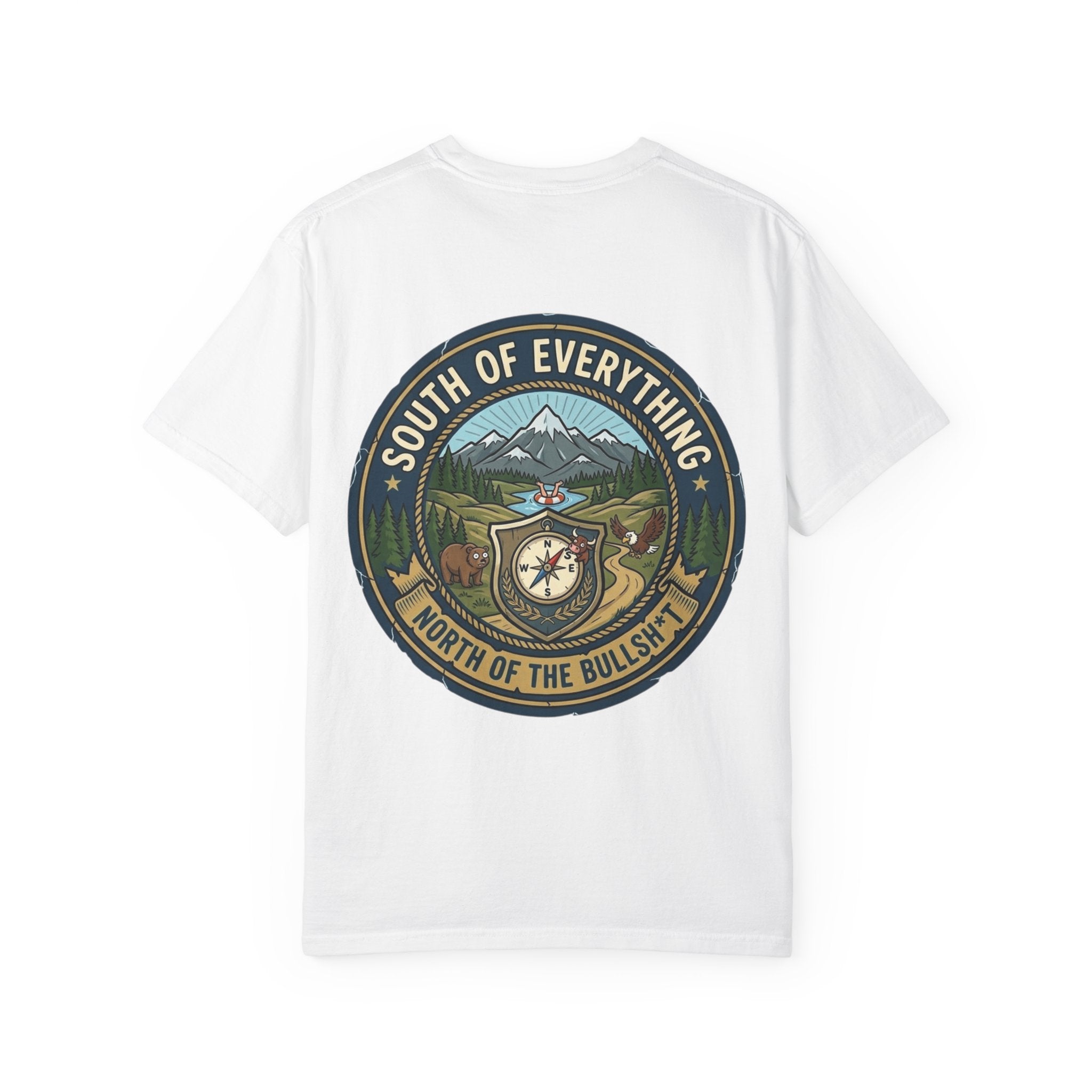 South of Everything T-Shirt — Outdoor Compass Graphic Tee