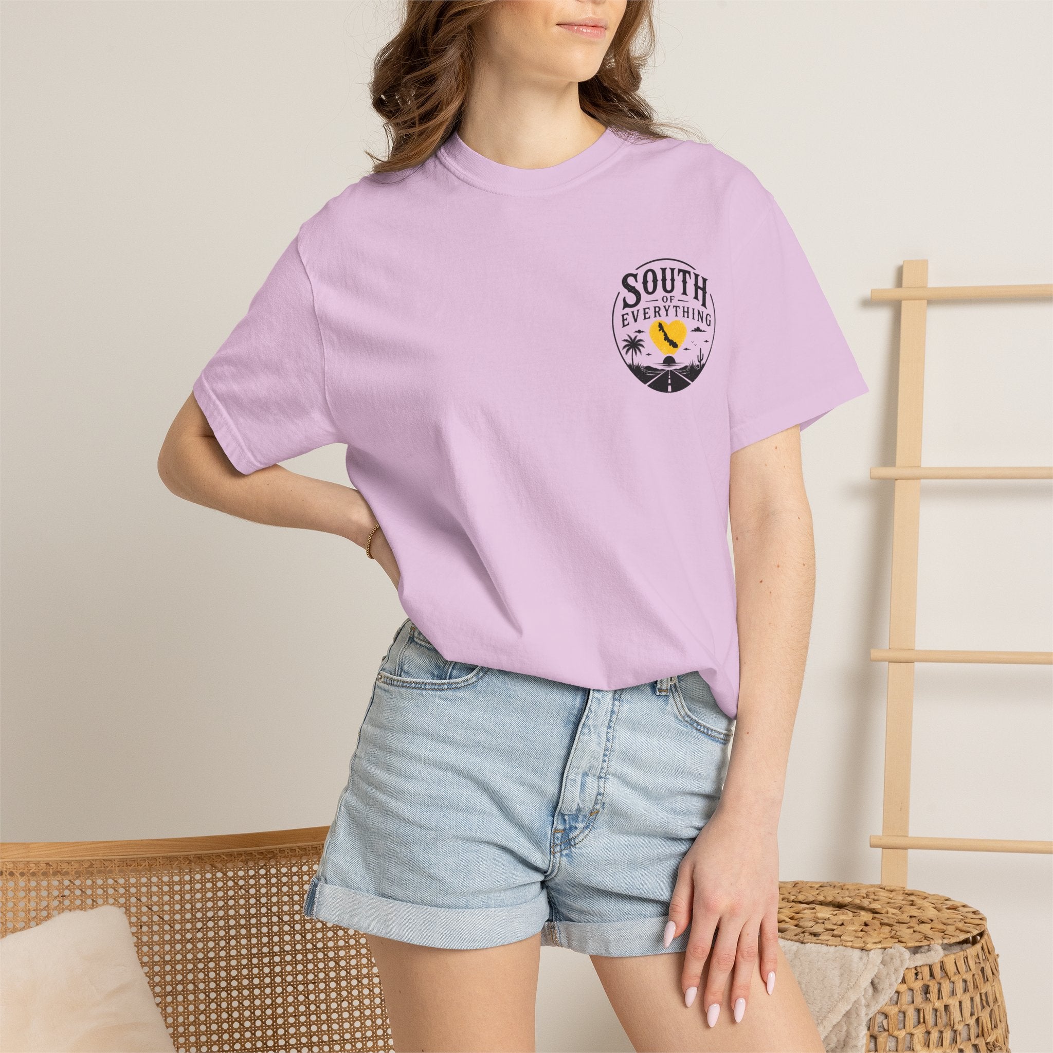 Glam Is a Mindset T-Shirt — Yellow Heart Graphic Tee