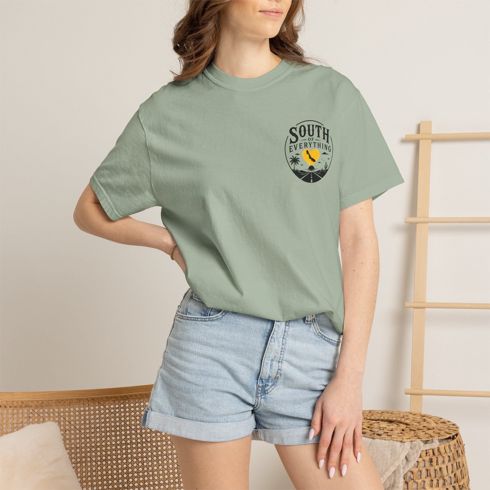 Glam Is a Mindset T-Shirt — Yellow Heart Graphic Tee
