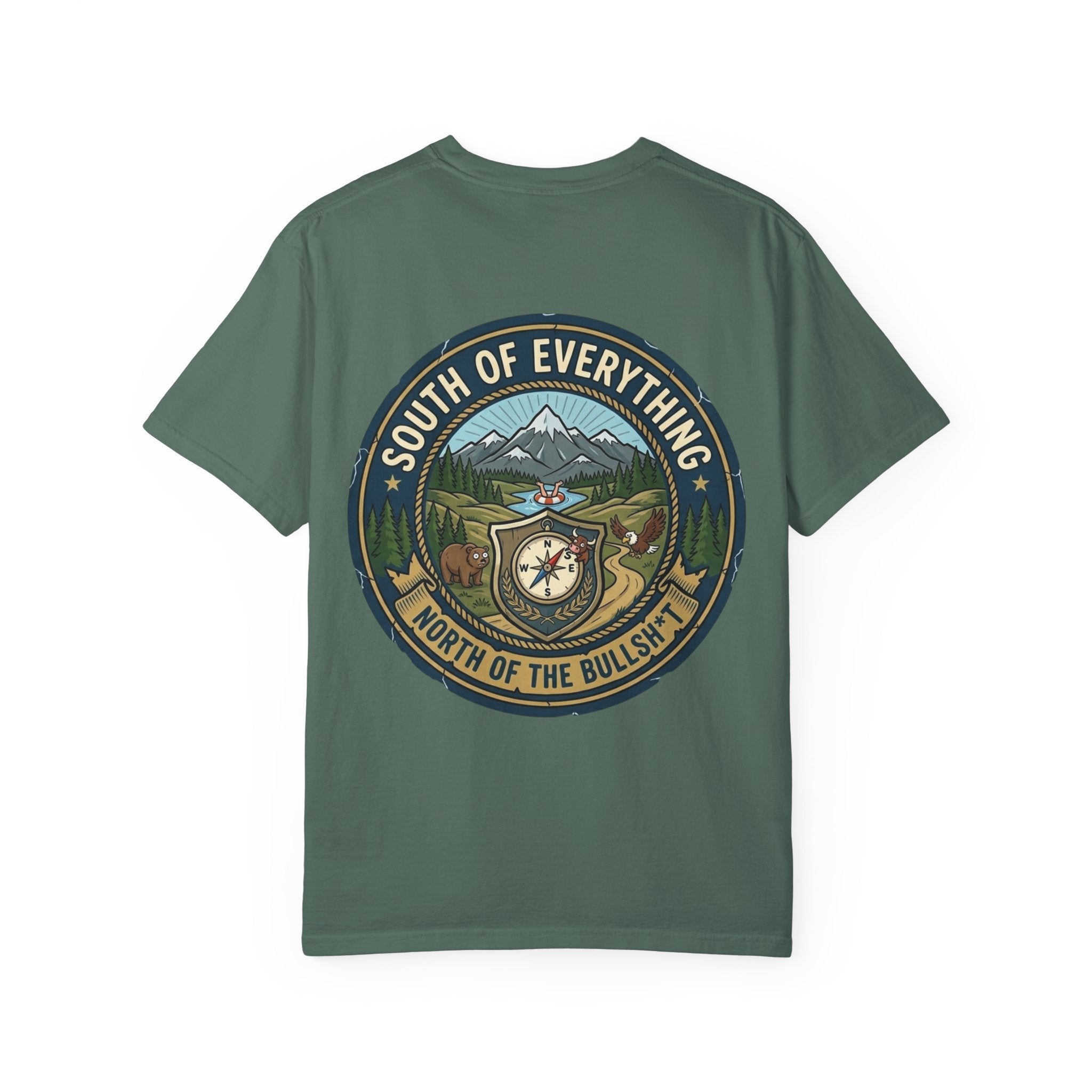 South of Everything T-Shirt — Outdoor Compass Graphic Tee