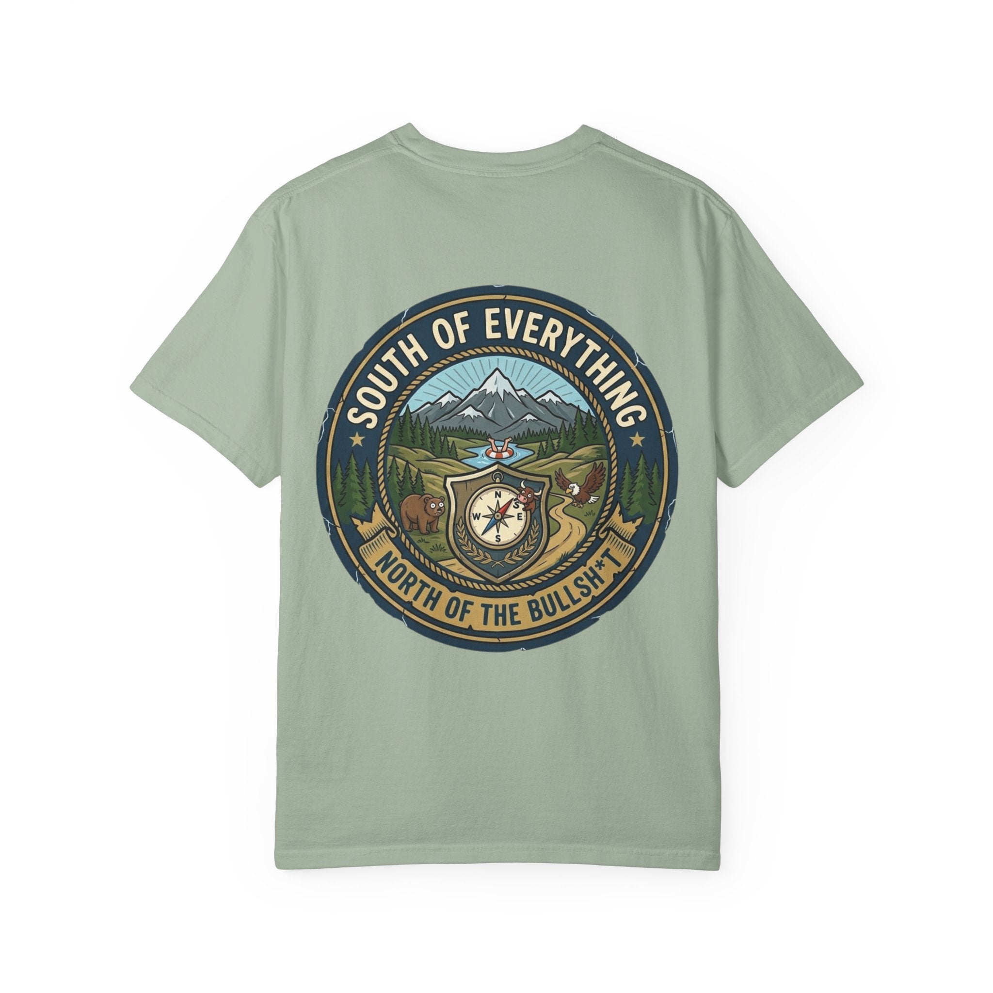 South of Everything T-Shirt — Outdoor Compass Graphic Tee