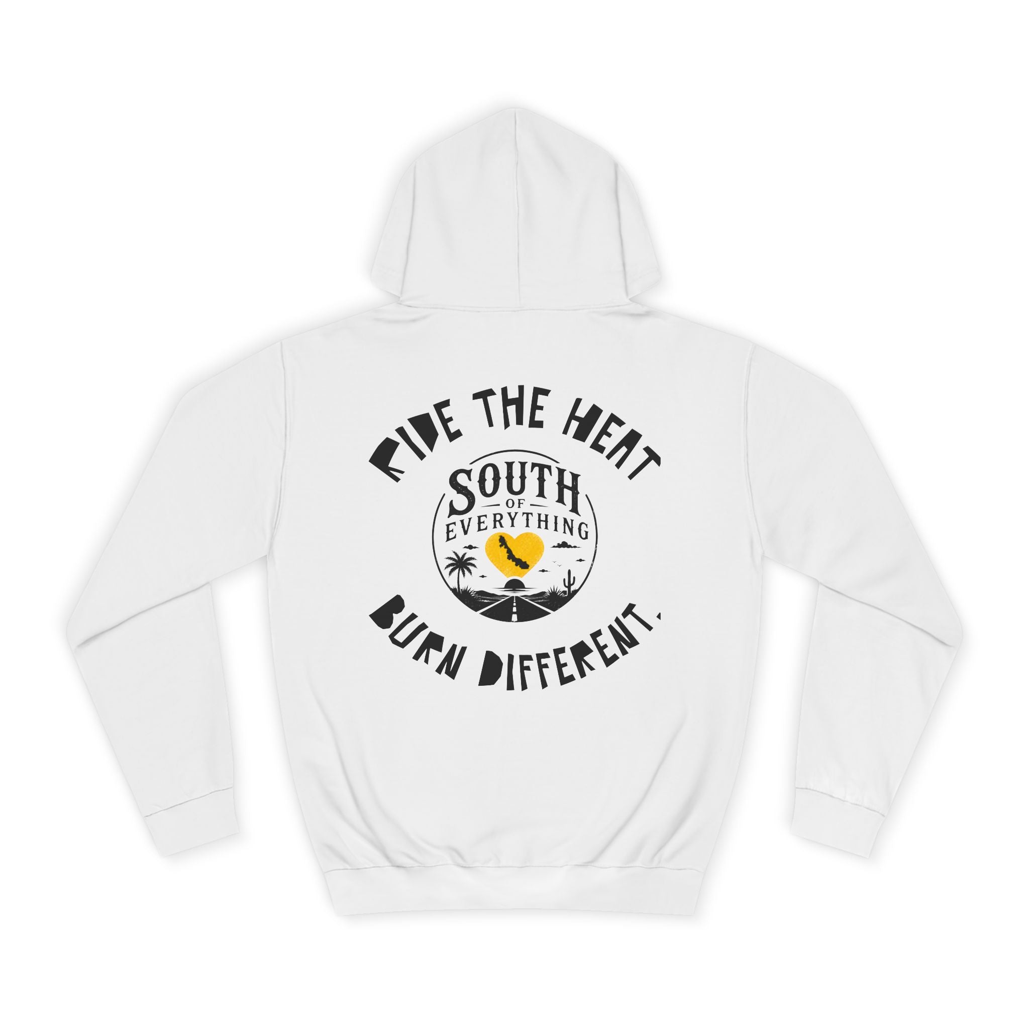 Surf Graphic Hoodie — "Ride the Heat" South Beach Surf Hoodie