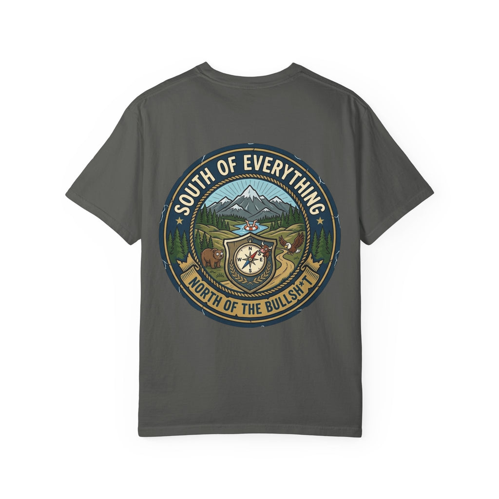 South of Everything T-Shirt — Outdoor Compass Graphic Tee