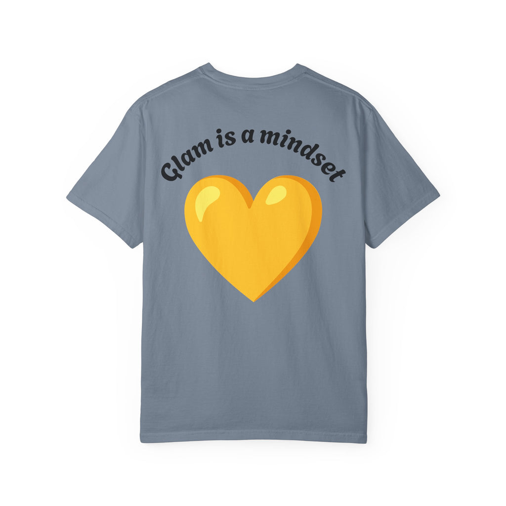 Glam Is a Mindset T-Shirt — Yellow Heart Graphic Tee