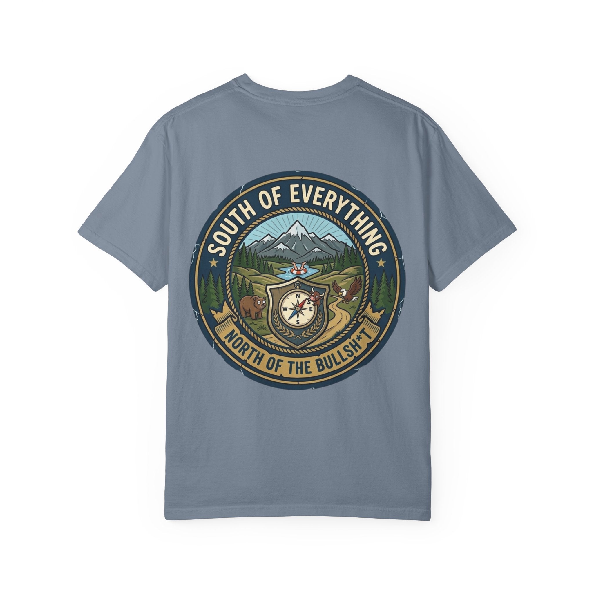 South of Everything T-Shirt — Outdoor Compass Graphic Tee