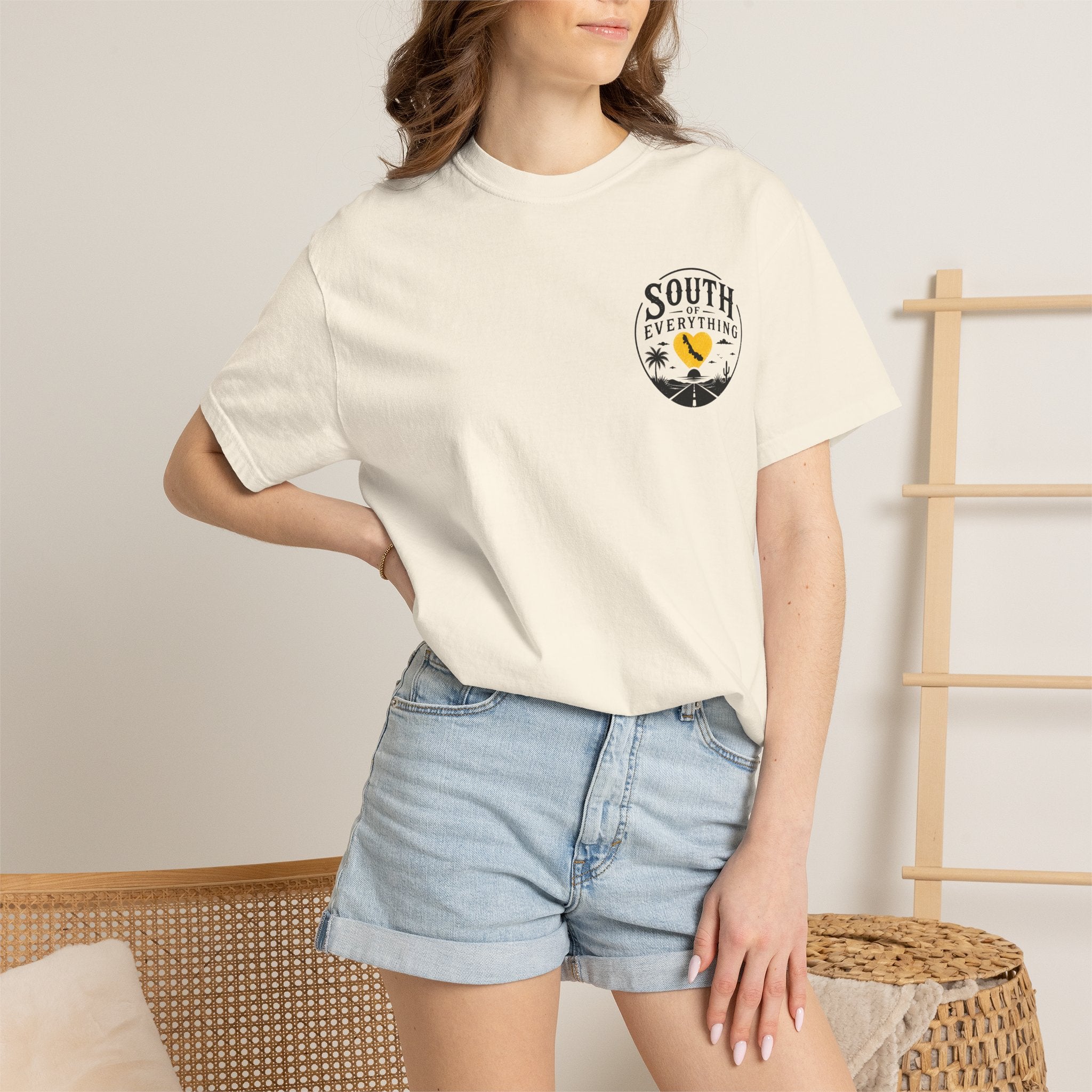 Glam Is a Mindset T-Shirt — Yellow Heart Graphic Tee