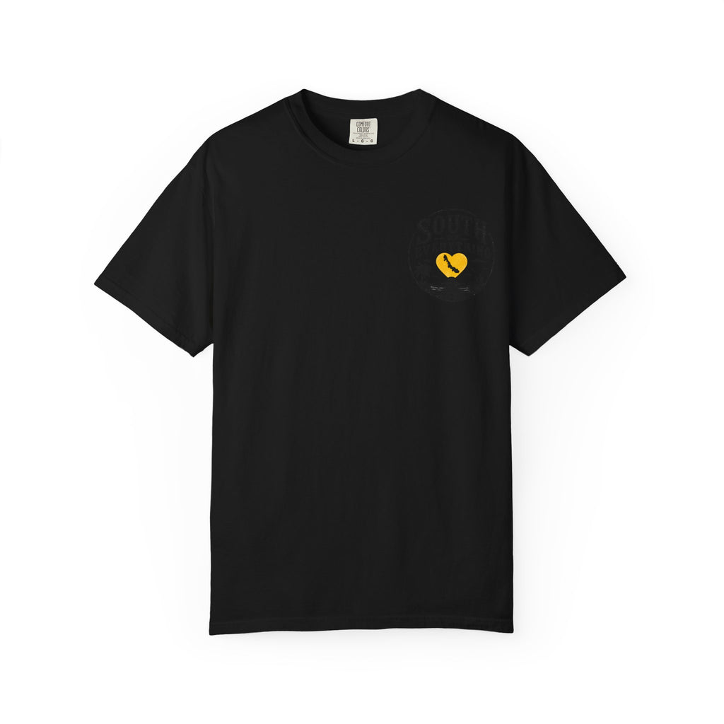 T-Shirt — "Smacked by Cheese Dust and Chaos" Graphic Tee (Snack Lover Novelty)