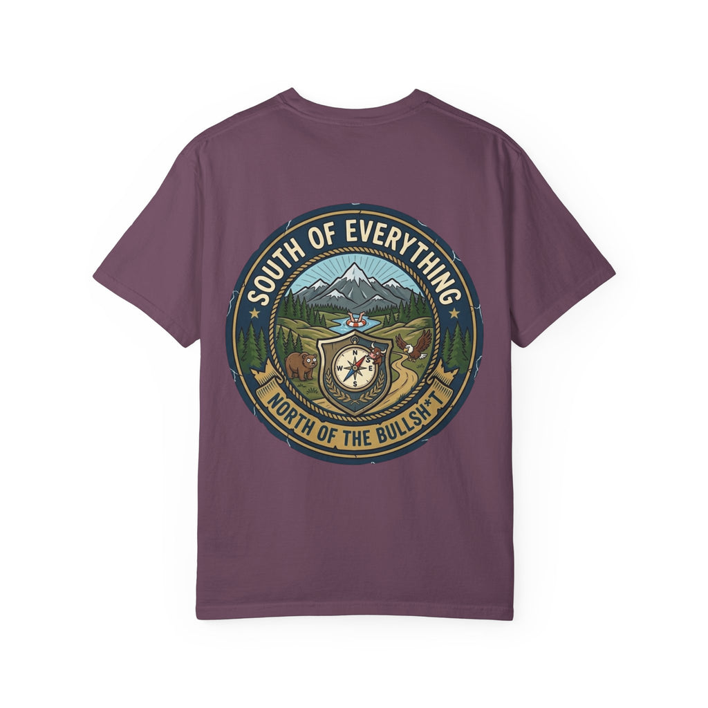 South of Everything T-Shirt — Outdoor Compass Graphic Tee