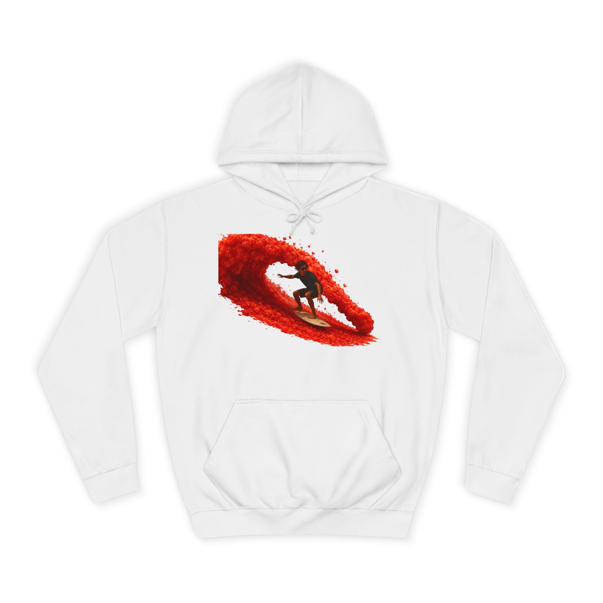 Surf Graphic Hoodie — "Ride the Heat" South Beach Surf Hoodie