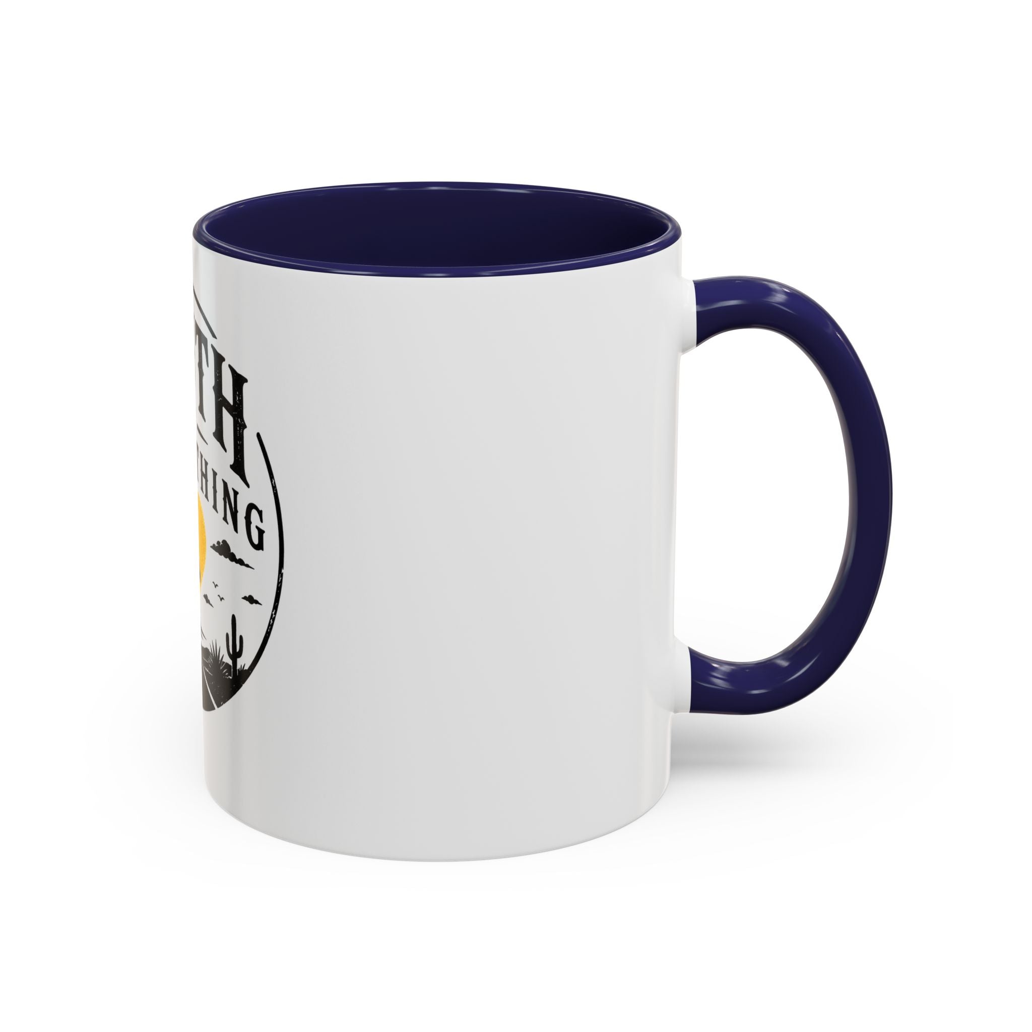 South of Everything Coffee Mug – Retro Desert Road Travel Accent Mug (11/15oz)