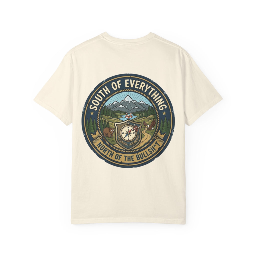 South of Everything T-Shirt — Outdoor Compass Graphic Tee