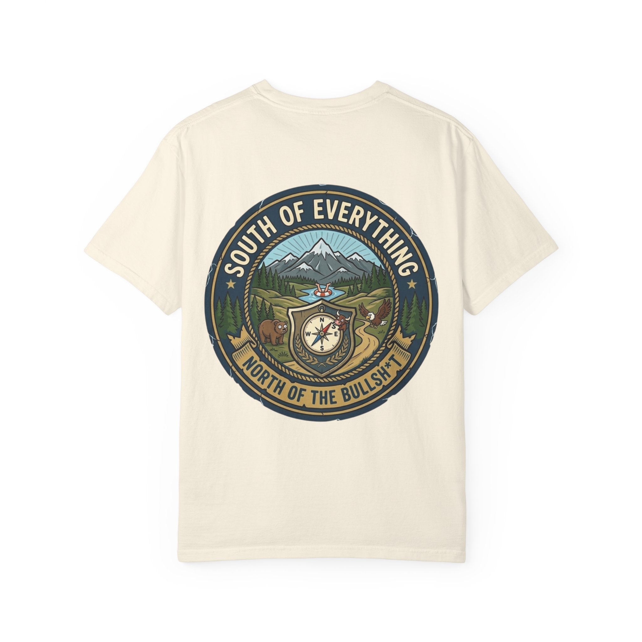 South of Everything T-Shirt — Outdoor Compass Graphic Tee