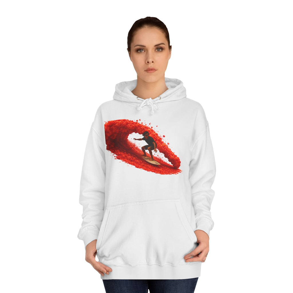 Surf Graphic Hoodie — "Ride the Heat" South Beach Surf Hoodie