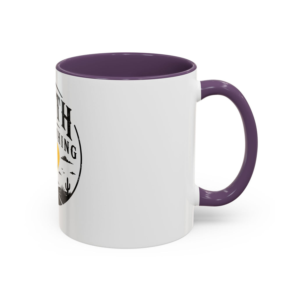 South of Everything Coffee Mug – Retro Desert Road Travel Accent Mug (11/15oz)