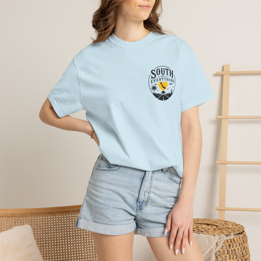 South of Everything T-Shirt — Outdoor Compass Graphic Tee