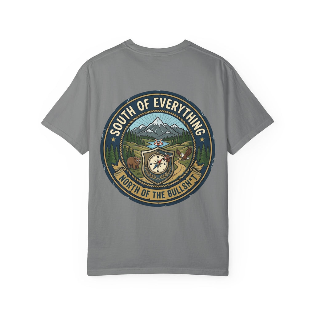 South of Everything T-Shirt — Outdoor Compass Graphic Tee