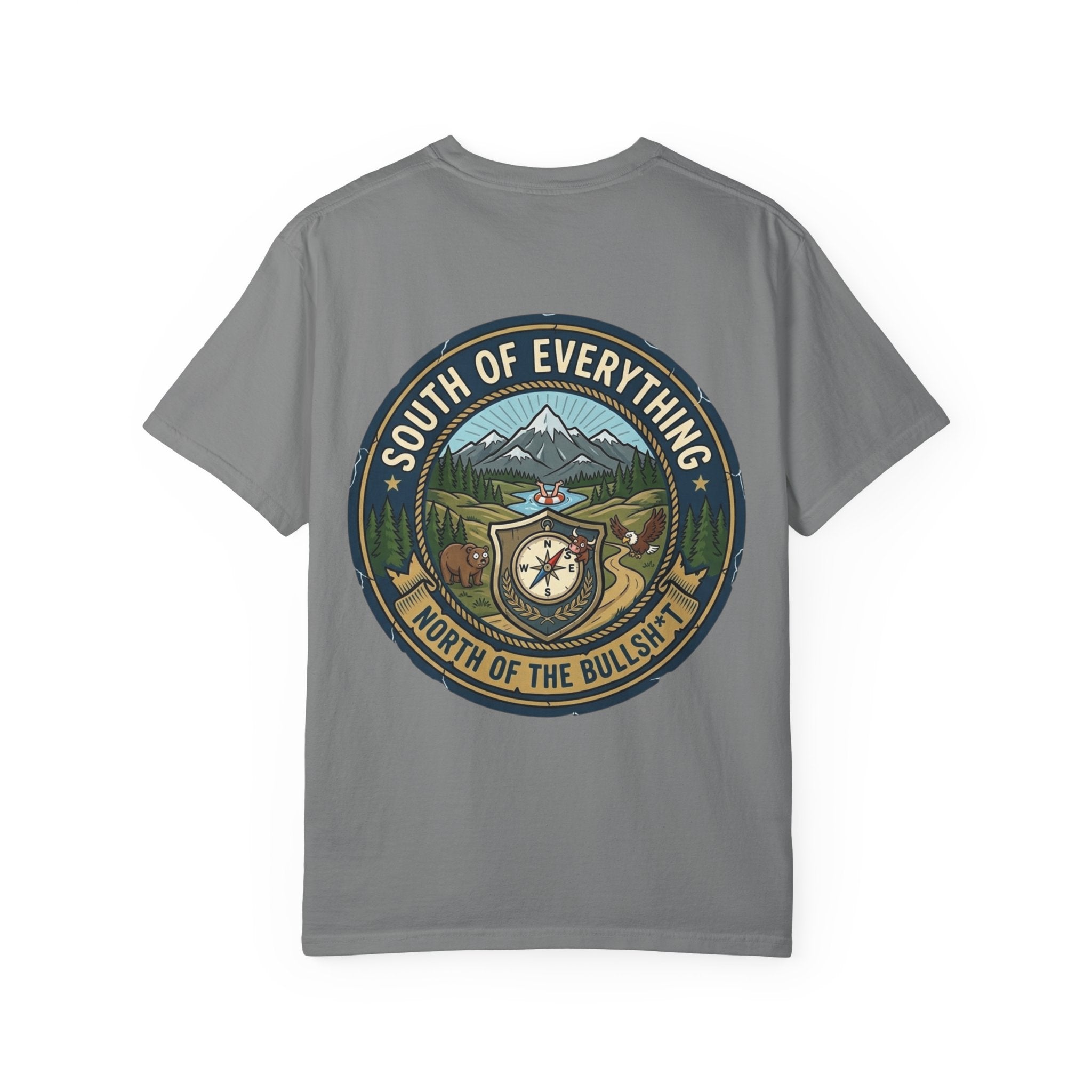 South of Everything T-Shirt — Outdoor Compass Graphic Tee